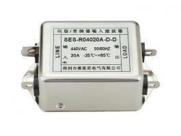 單相雙級AC電源濾波器 6A插片式 230v SES-RD2006A-C-S 